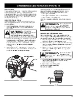 Preview for 15 page of Bolens BL 100/ BL 150 Operator'S Manual