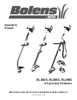 Bolens BL26BC Operator'S Manual preview