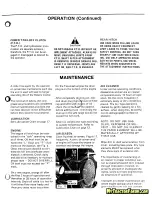 Предварительный просмотр 11 страницы Bolens H-14 Safety And Operation Instructions