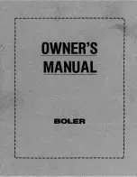 Boler B-1300 H Owner'S Manual preview