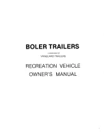 Preview for 2 page of Boler B-1300 H Owner'S Manual