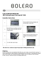 Preview for 1 page of BOLERO GC594 Assembly Instructions Manual