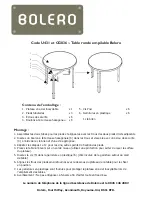 Предварительный просмотр 3 страницы BOLERO U431 Assembly Instructions Manual