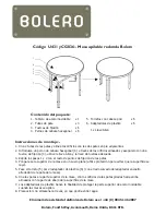 Предварительный просмотр 6 страницы BOLERO U431 Assembly Instructions Manual