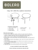 Предварительный просмотр 7 страницы BOLERO U431 Assembly Instructions Manual