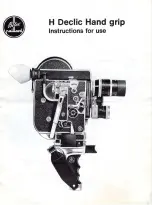 Предварительный просмотр 1 страницы BOLEX H Declic Instructions For Use Manual