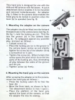 Предварительный просмотр 2 страницы BOLEX H Declic Instructions For Use Manual