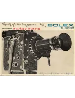 BOLEX H16 SB Instruction Manual preview