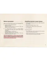 Preview for 11 page of BOLEX H16 SB Instruction Manual