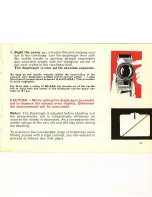 Preview for 17 page of BOLEX ZOOM REFLEX P1 Instruction Manual