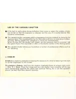 Preview for 27 page of BOLEX ZOOM REFLEX P1 Instruction Manual