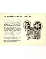 Preview for 34 page of BOLEX ZOOM REFLEX P1 Instruction Manual