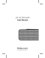 Bolia JOY User Manual preview