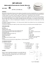 bolid DIP-34PA-03 Quick Start Manual preview