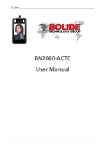 Bolide BN2600-ACTC User Manual preview