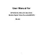 Preview for 1 page of Bolide MVR9004/8 User Manual