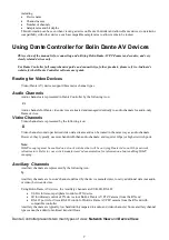 Preview for 7 page of Bolin Technology DANTE AV D Series User Manual