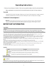 Preview for 3 page of Bolin Technology EX1000 Series User Manual