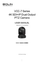 Предварительный просмотр 1 страницы Bolin Technology VCC-7 Series User Manual