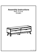 BoLiving 519283 Assembly Instructions Manual предпросмотр