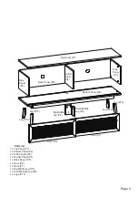 Предварительный просмотр 3 страницы BoLiving 519793 Assembly Instructions Manual