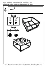 Предварительный просмотр 6 страницы BoLiving Falun 518220 Assembly Instructions Manual