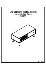 BoLiving Java 519788 Assembly Instructions Manual предпросмотр