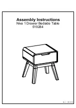 Предварительный просмотр 1 страницы BoLiving Niva 519284 Assembly Instructions Manual