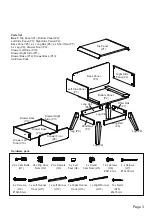 Предварительный просмотр 3 страницы BoLiving Niva 519284 Assembly Instructions Manual