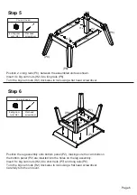 Предварительный просмотр 6 страницы BoLiving Niva 519284 Assembly Instructions Manual