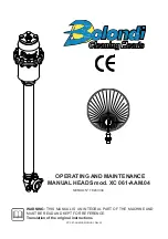 Preview for 1 page of Bolondi XC 061-AAM.04 Operating And Maintenance