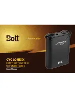 Bolt Cyclone X PP-600 User Manual preview