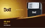 Bolt VS-210 User Manual preview