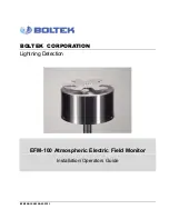 Boltek EFM-100 Installation And Operator'S Manual предпросмотр