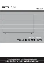 Preview for 1 page of Bolva 75SVL19 User Manual