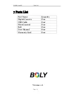 Preview for 17 page of Boly Media SG565F User Manual