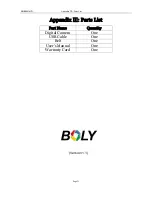 Preview for 23 page of Boly Media SG860U-12mHD User Manual