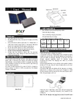 Boly BC-02 User Manual preview