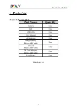 Preview for 23 page of Boly BG710 Series User Manual