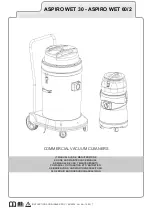 Предварительный просмотр 1 страницы Boma ASPIRO WET 30 Use And Maintenance Manual