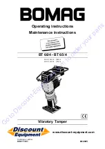 Preview for 1 page of Bomag BT 60/4 Operating And Maintenance Instructions Manual