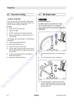 Preview for 23 page of Bomag BT 60/4 Operating And Maintenance Instructions Manual