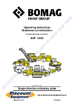 Bomag BVP 10/30 Operating Instruction предпросмотр