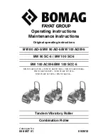 Предварительный просмотр 1 страницы Bomag BW 100 ACM-5 Operating Instructions Manual