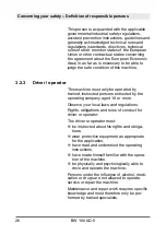 Preview for 26 page of Bomag BW 100 AD-5 Operating & Maintenance Instructions