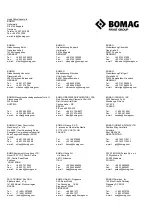 Preview for 212 page of Bomag BW 100 AD-5 Operating & Maintenance Instructions