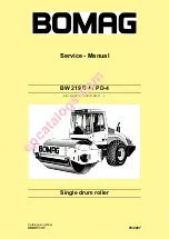 Preview for 1 page of Bomag BW 219 D-4 Service Manual