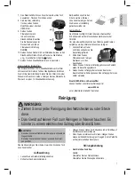 Предварительный просмотр 7 страницы BOMANN BS 9018 CB Instruction Manual