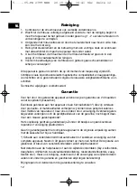 Preview for 12 page of BOMANN CB 1268 Instruction Manual & Guarantee