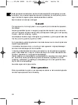 Preview for 36 page of BOMANN CB 1285 Instruction Manual & Guarantee